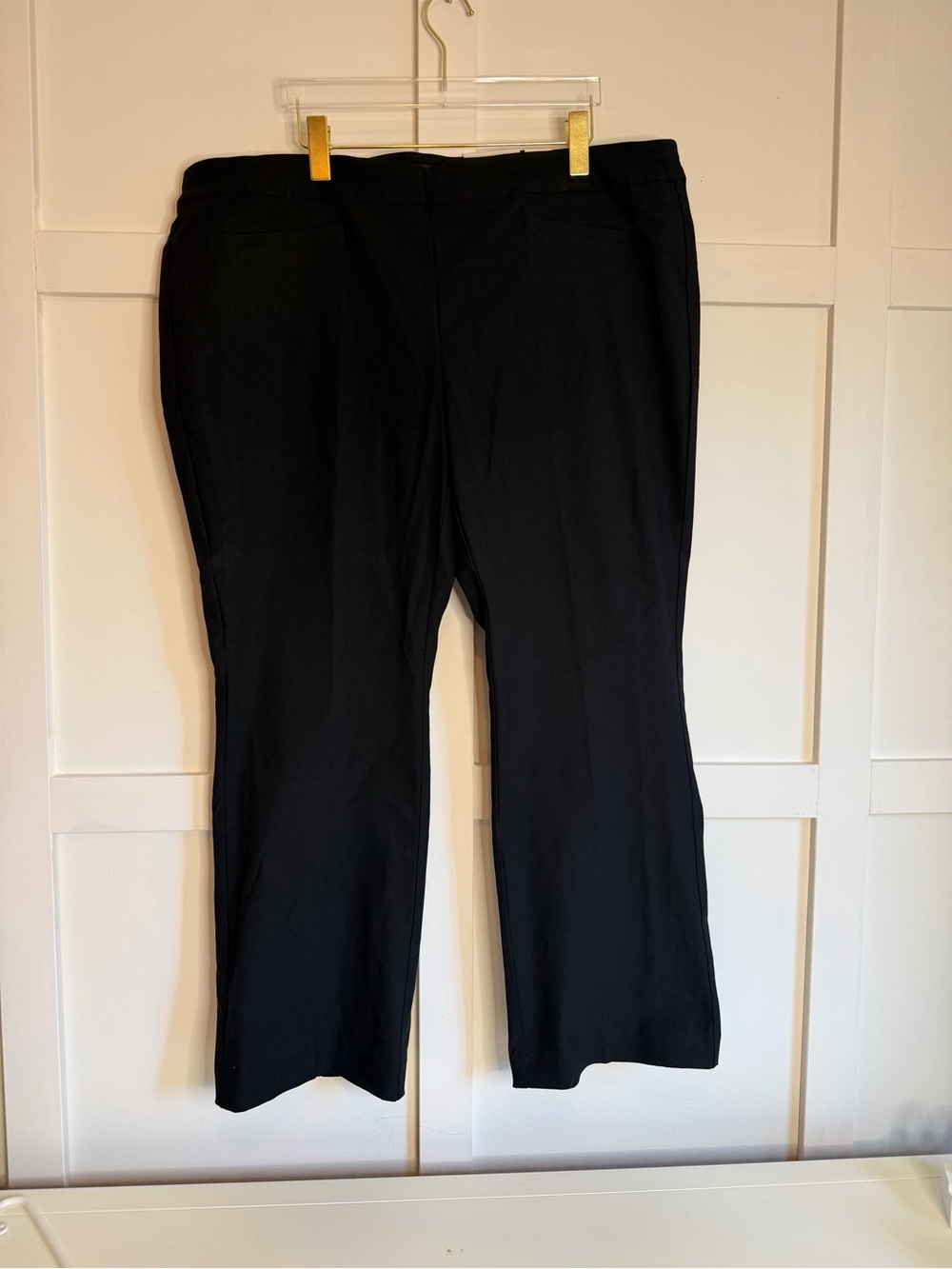 Michel Studio Black Bootcut Dress Trousers - 20 Petite
